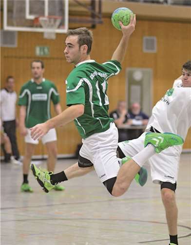 Jannik Lenz beim Wurf. Anke Bous