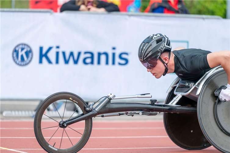 Jannis Honnef während des Rennens. Foto: privat