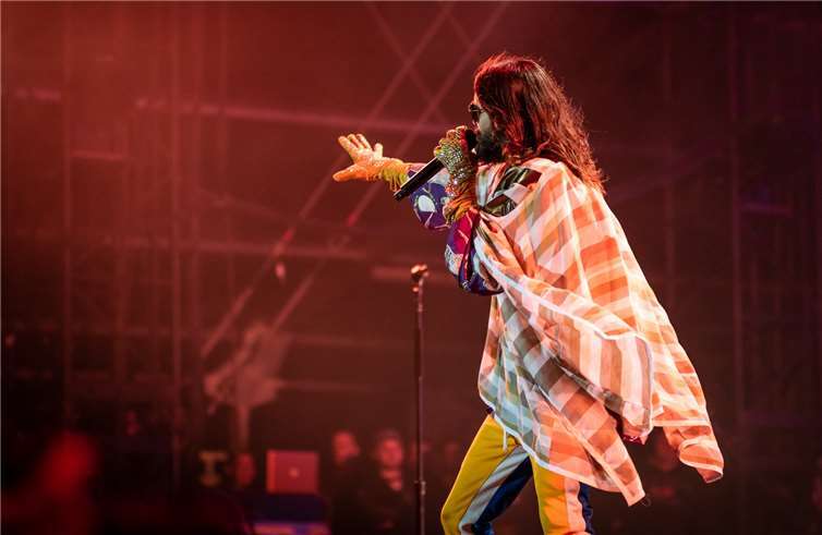 Jared Leto begeisterte nicht nur mit seiner Musik – auch sein Showtalent überzeugte.