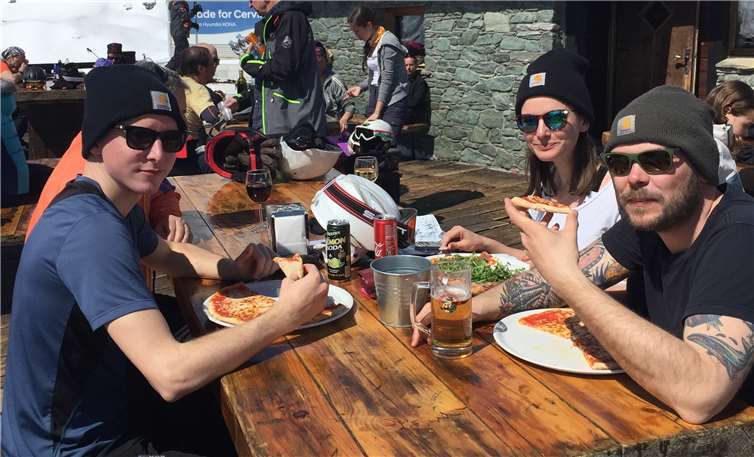 Jause in Cervinia.privat