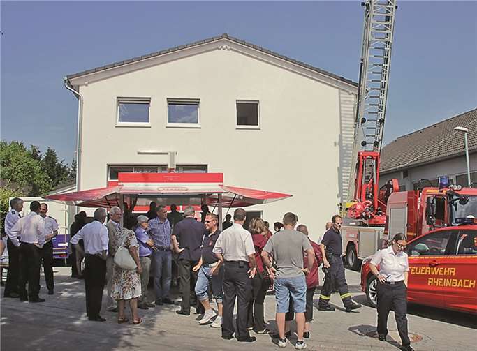 Je 136 Quadratmeter auf zwei Etagen stehen nun der LG Queckenberg im neuen Feuerwehrgerätehaus zur Verfügung.