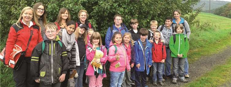 Je nach Altersstufe begann die Wanderung von unterschiedlichen Punkten aus. privat