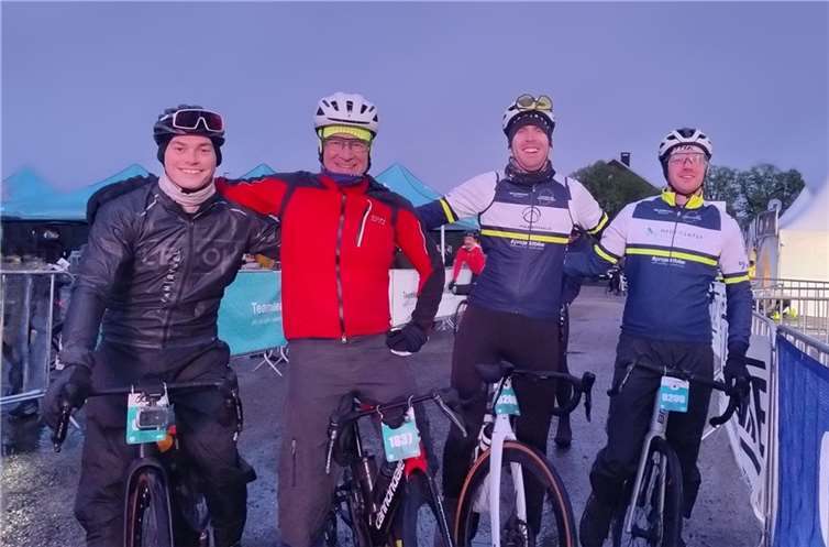 Jean-Philippe Reuß, Volker Kludas, Marco Sieler und Philipp Specht. Fotos: privat