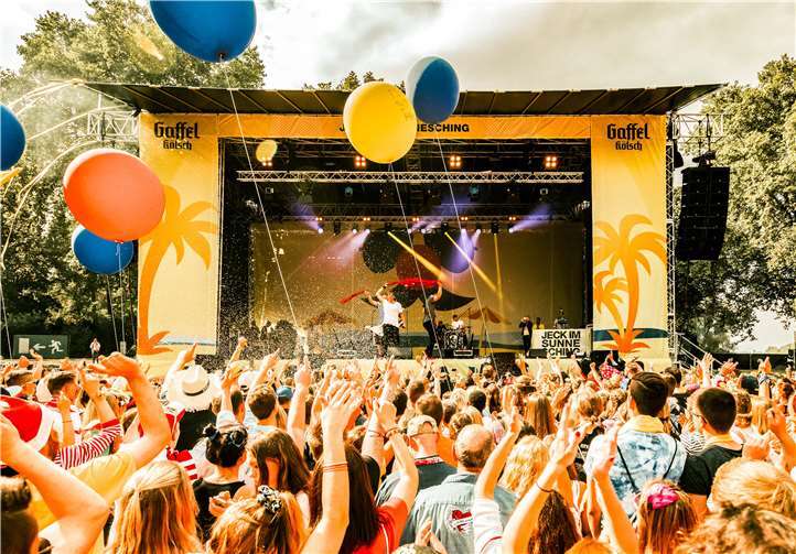 „Jeck im Sunnesching“ heißt es am 1. September in den Rheinauen in Bonn Kay-Uwe Paulen Krake