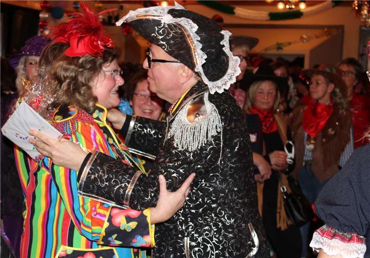 Jede Menge Bützje durften ebensowenig fehlen …