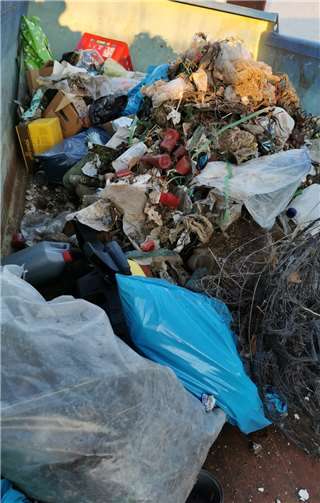 Jede Menge Müll wurde gemeinsam gesammelt. Foto: privat