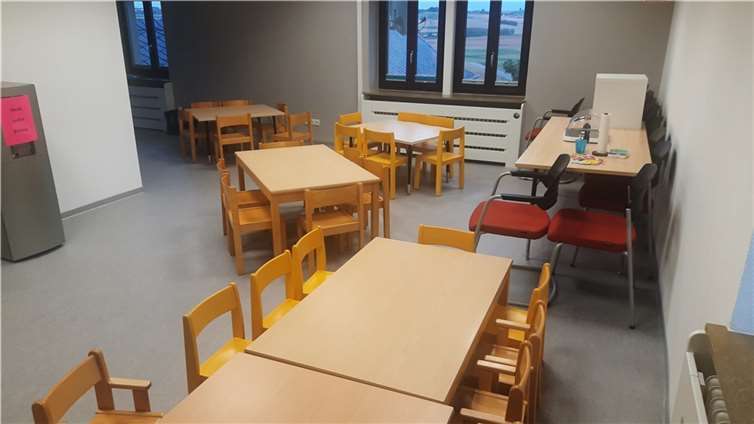 Jede Menge Sitzgelegenheiten.