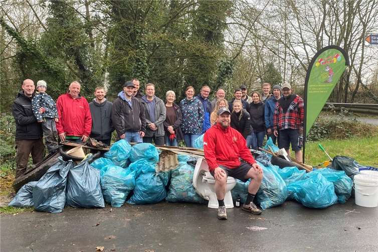 Jede Menge gefüllte Müllsäcke kamen zusammen.  Foto: Tim Fink