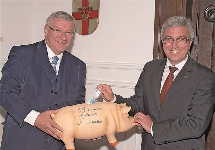 Jeder Gast des Rathausbüros wird um eine kleine Spende gebeten.  Udo Stanzlawski