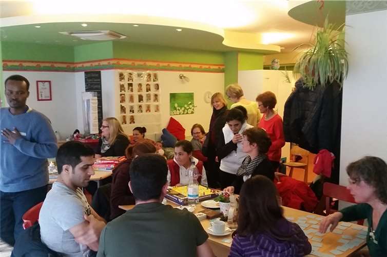 Jeder ist herzlich willkommen im Café International!privat