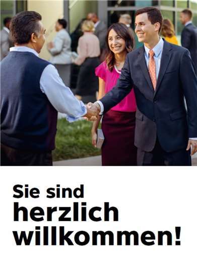 Jeder ist herzlich willkommen.Quelle: Jehovas Zeugen