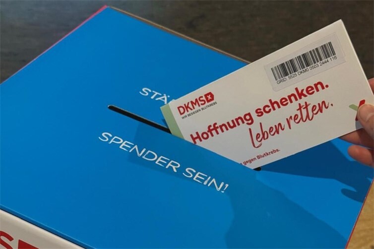 Jeder kann sich bei der DKMS registrieren lassen.