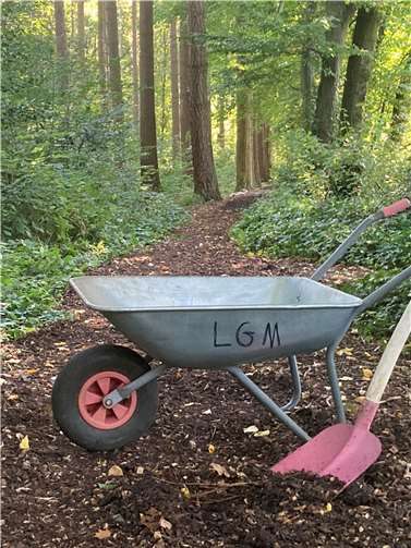 Jedes Jahr im Herbst wird das Gelände von den Sportlerinnen und Sportlern der LG Meckenheim gesäubert und ausgebessert, Äste werden zurückgeschnitten und neuer Mulch (vom städtischen Bauhof) aufgebracht. Quellen: LG Meckenheim