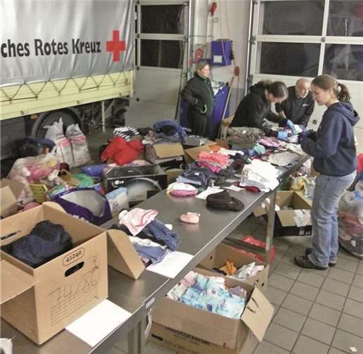 Jedes gespendete Kleidungsstück findet einen Empfänger.privat