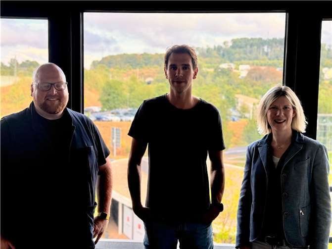 Jenny Groß (CDU) mit Philipp Dommermuth und Oliver Krämer. Foto: privat