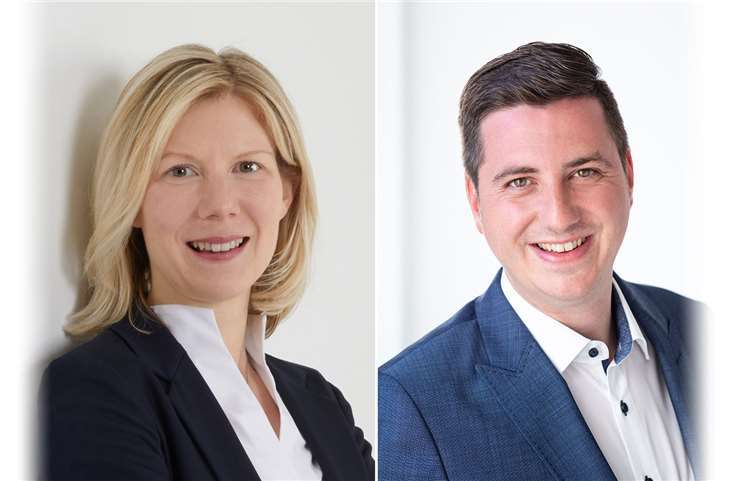 Jenny Groß MdL, (Listenplatz 12) und Janick Pape (Listenplatz 25) sind hoch motiviert. Foto: