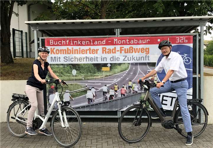 Jenny Groß MdL und Dr. Helmut Martin MdL, verkehrspolitischer Sprecher der CDU Landtagsfraktion.Foto: privat