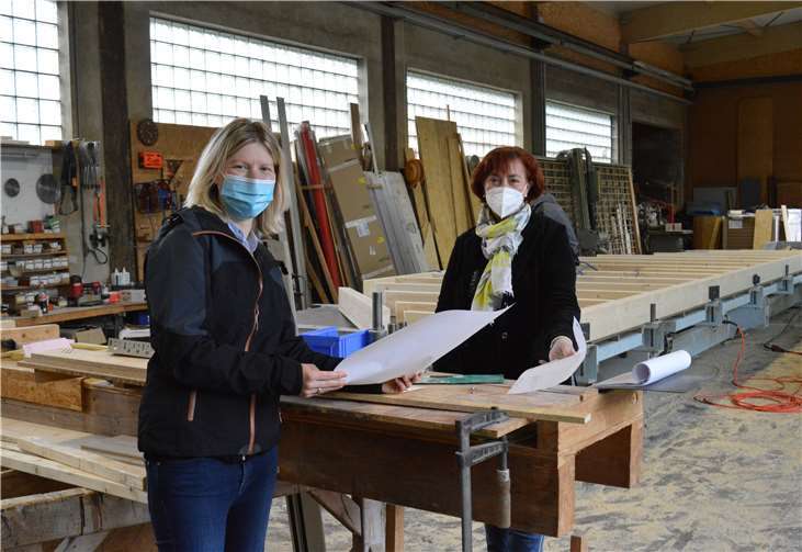 Jenny Groß und Theresia Pröbstl-Strödter.Foto: privat