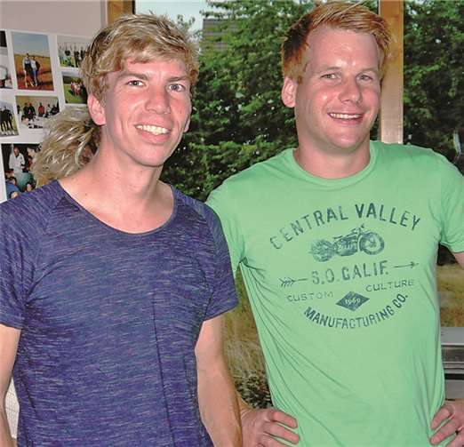 Jenrik Graß und Michael Hoben. Archiv Lauftreff Puderbach