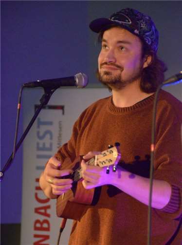 Jens Eike Krüger aus Köln verriet beim Liedstrich in Rheinbach nur sein Abtropfgewicht.