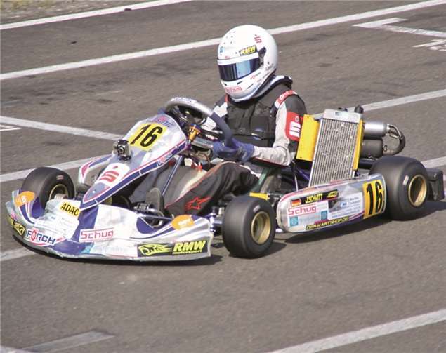 Jens Schmitt im Rennen. Privat