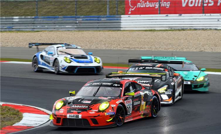 Jeroen Bleekemolen und Maxime Martin machten bei der Nürburgring-Langstrecken-Serie eine gute Figur. Fotos: Frikadelli Racing/BRfoto