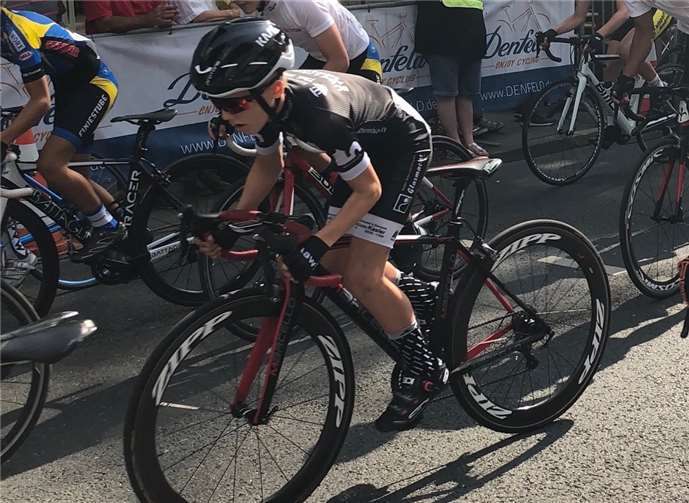 Jesper Schmidt, U15, in voller Konzentration.