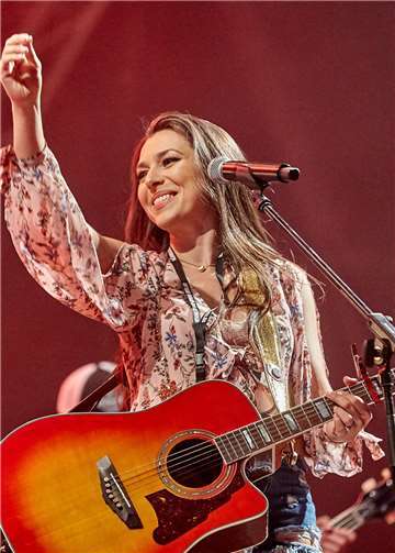 Jessica Lynn begeisterte die Fans. Thomas Frey/ADAC