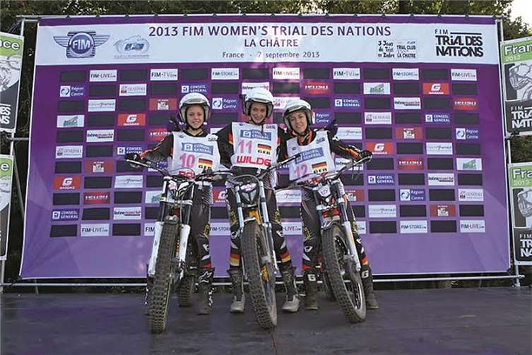 Jessica Wulf, Ina Wild und Theresa Bäuml freuten sich über ihren 3. Platz. privat