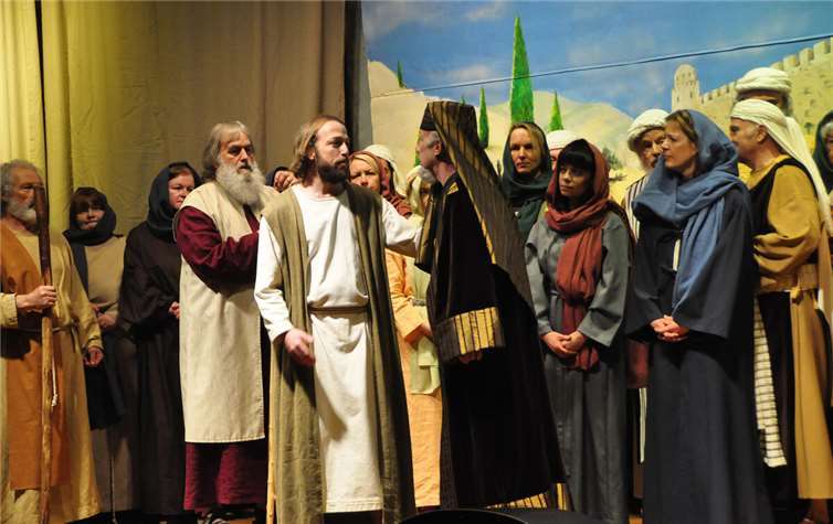 Jesu Einzug in Jerusalem.