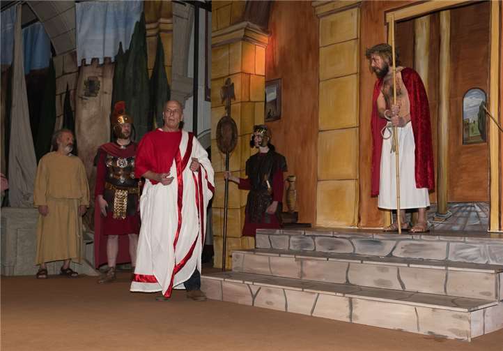 Jesus vor Pontius Pilatus (Szenenfoto 2017).