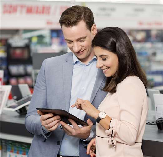 Jetzt beeilen und tolle Schnäppchen, wie zum Beispiel Tablets, sichern. MediaMarkt/Det Kempke