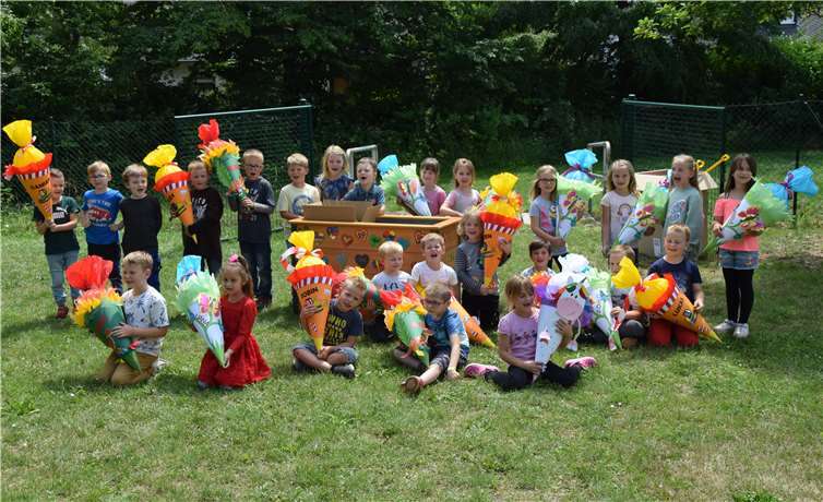 Jetzt geht es für die Kindergartenkinder bald in die Schule. Fotos: privat