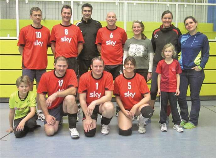Jetzt mit vier Siegen in Folge - die Burgbrohler Volleyball Senioren. privat