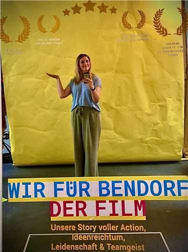 Jewgenia Weißhaar engagiert sich ehrenamtlich im Bendorfer Ideenkino und macht Führungen für interessierte Bürgerinnen und Bürger. Foto: privat
