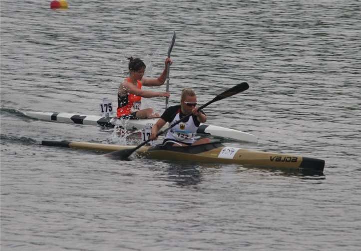 Jil Rübel war bei ihrem Lauf nicht zu bremsen.Quellen: WSV Koblenz-Metternich