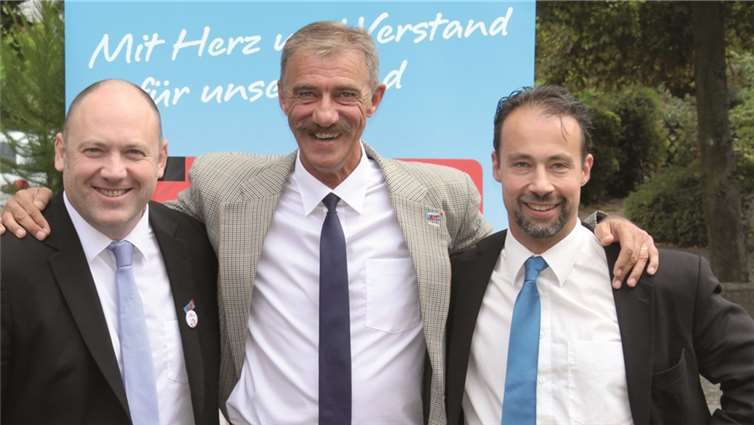 Joachim Paul, Uwe Junge, Dr. Jan Bollinger (v.l.). privat