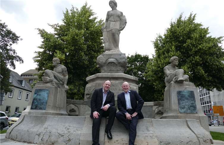 Joachim Paul (l.) und Rolf Pontius (rechts). privat