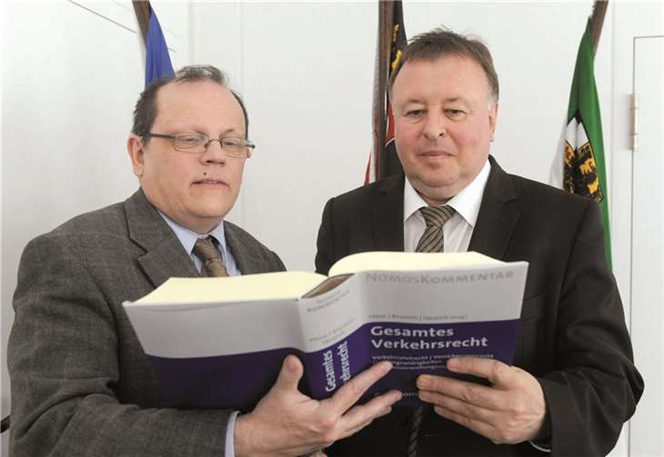 Joachim Titz (li.) und Dr. Jürgen Pföhler. KV-AW