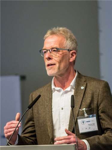 Joachim Türk bei seiner Vorstellungsrede.Fotos: privat