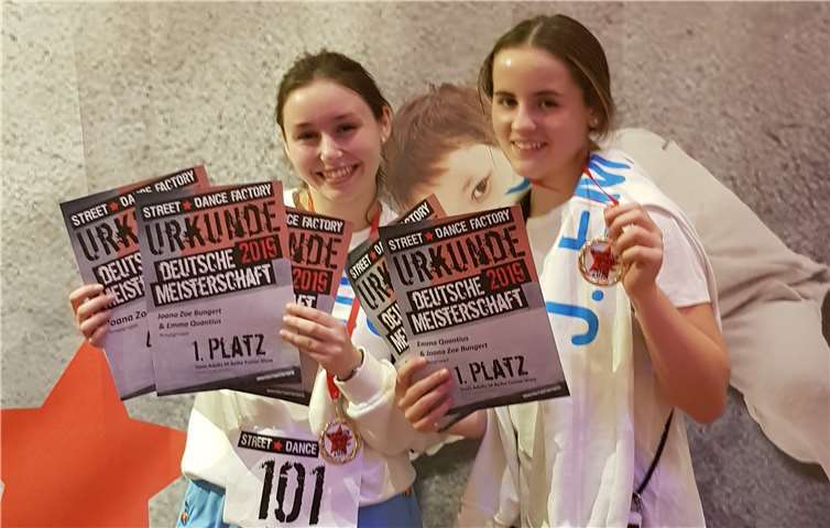 Joana Bungert und Emma Quantius konnten den ersten Platz erringen.Foto: privat