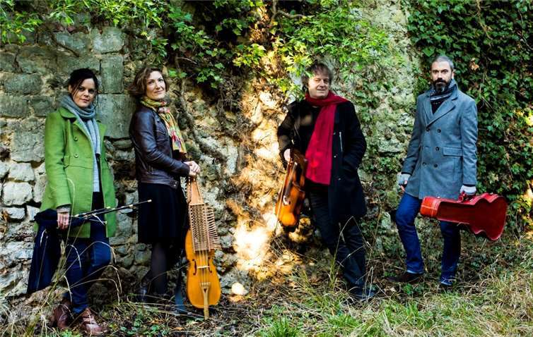 Joanne McIver, Eléonore Billy, Jean-Luc Lenoir und Gaëdic Chambrier (v. l.) bilden zusammen „BOANN“.Foto: privat