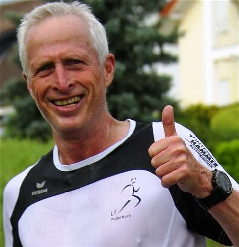 Jörg Dittrich, M60-Läufer des Lauftreffs Puderbach, belegte bei der 3-teiligen Laufserie des LSV Porz über 10,15 und 21,1 km den 3. Platz im Gesamtranking M60 nach 3:49:09 Std. Foto: Dietrich Rockenfeller/Archiv