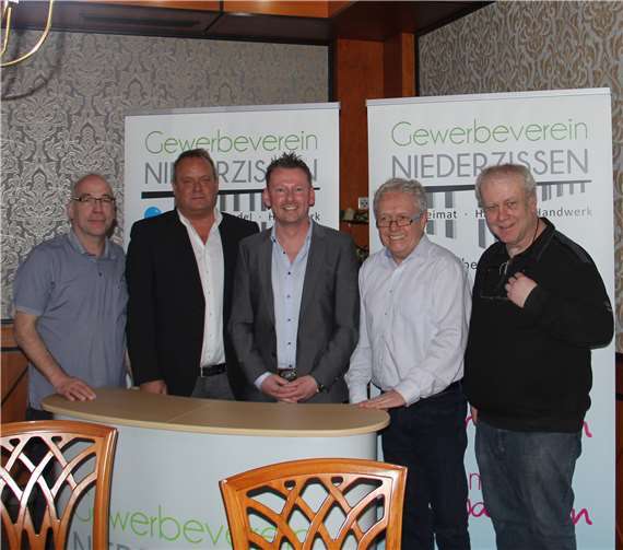 Jörg Quirbach, Ralf Degen, Thorsten Wilhelmi, Thomas Selbach, Hans-Jörg Degen (v.l.). Foto: privat