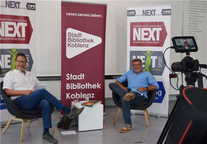 Jörg Schmitt-Kilian stellt sich den Fragen von Dieter Aurass.Foto: privat