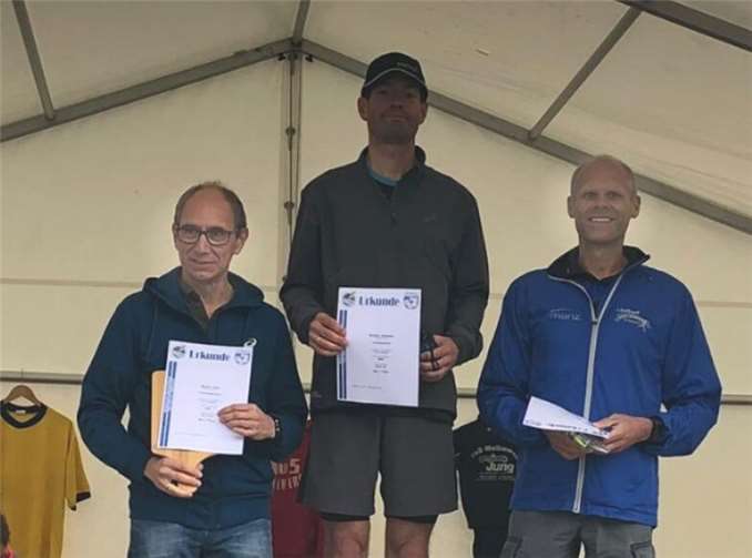 Jörn Daleki lief auf den dritten Platz in seiner Altersklasse beim 10-km-Lauf. Fotos: privat