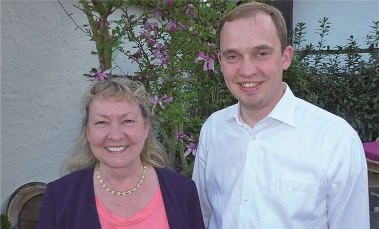 Jörn Kampmann wurde als Landtagskandidat gewählt, Erika Rebatschek ist die Ersatzkandidatin.privat