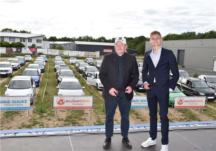 Joey Kelly und sein Sohn Luke begeisterten die Gäste mit ihrem Vortrag. Fotos: Eich