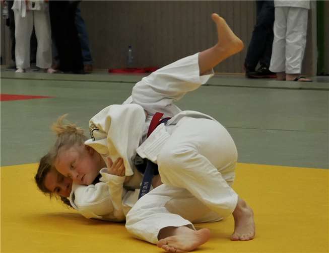 Johanna Wesemann auf dem Weg zum Gold.