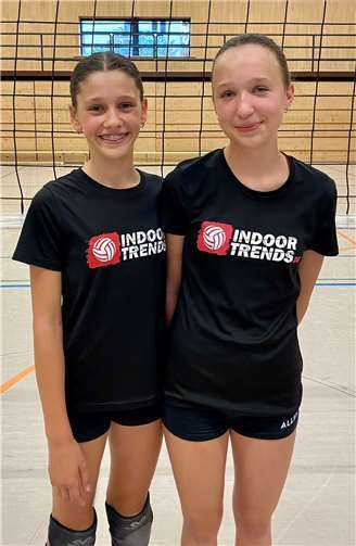 Johanna und Charlotte überzeugen die Landestrainerin.  Foto: SV Wachtberg